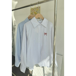 (Có sẵn) Áo sơmi nơ oversize