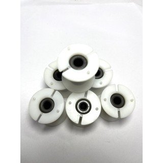 Combo 3 cặp lõi nhựa 2 đầu tròn nhỏ trắng quấn cuộn cảm phân tần loa