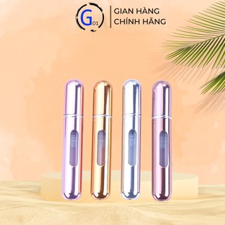 Lọ Chiết Nước Hoa Mini Dạng Xịt Tự Động 5ml Thiết Kế Nhỏ Gọn Tiện Dụng Bỏ Túi Khi Đi Du Lịch, Đi Làm