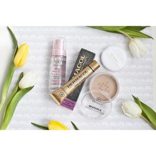 [COMBO MAKEUP] SERUM LÓT KIỀM DẦU + KEM NỀN DERMACOL + PHẤN BỘT