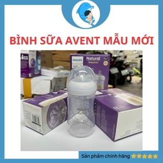 Bình Sữa Philips Avent Natural 125/260/330ml Cổ Rộng Chống Đầy Hơi Và Chống Sặc 100% Chính Hãng Mẫu Mới