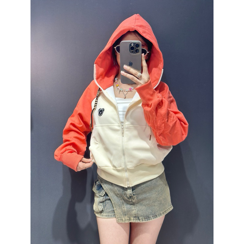 ÁO KHOÁC COTTON 2d Xịn raglan mới_Bee_ form lửng