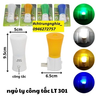 Đèn ngủ Ly LED 0.1W cao 9.5cm siêu tiết kiệm điện
