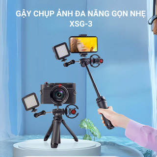 Gậy chụp ảnh đa năng gọn nhẹ XSG-3 phụ kiện chụp ảnh