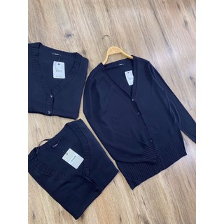 Áo len cardigan - Màu đen