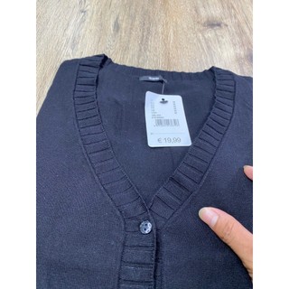 Áo len cardigan - Màu đen