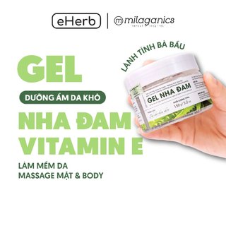 Gel dưỡng ẩm body nha đam tươi giúp làm mềm da - gel nha đam mềm da sau wax bikini MILAGANICS 150gr (hũ)