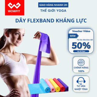 Dây Flexband kháng lực cao su thun đàn hồi tập Gym Yoga Pilates Thể Lực 1.5M