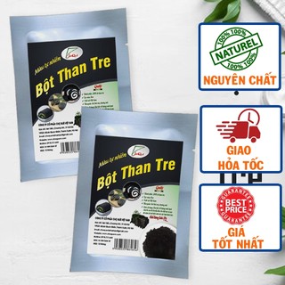 Tinh bột than tre gói 10gr nguyên chất 100% từ tre nung tạo màu đen cho bánh kẹo, đồ uống/bánh mì/làm mỹ phẩm