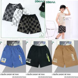 Quần đùi, quần short bé trai cotton dokma dq2111 dq2025