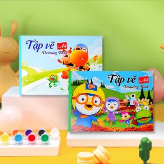 Sổ vẽ A4, sổ vẽ bút chì màu, sổ vẽ dễ thương tiện lợi
