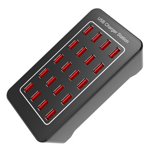 Bộ nguồn sạc 20 cổng usb cổng hỗ trợ sạc nhanh