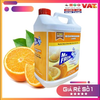 Nước rửa chén Mr.Fresh 5L hương cam