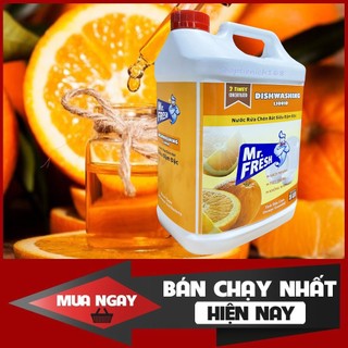 Nước rửa chén Mr.Fresh 5L hương cam