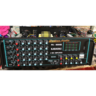 Ampli liền vang bãi 24so Boston 8000 25a