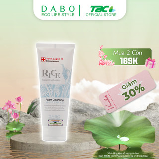 Sữa rửa mặt tinh chất gạo làm sáng da Dabo Rice Foam Cleansing TAC 150ml