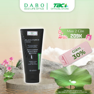 Sữa rửa mặt cao cấp cho nam DABO Black Force For Men 120ml