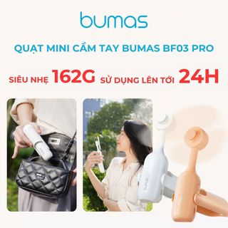 Quạt Mini Cầm Tay BUMAS BF03 3 Trong 1 - Dung Lượng Pin 2400mAh