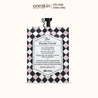 Kem ủ thải độc cho tóc và da đầu Davines The Purity Circle 50ML