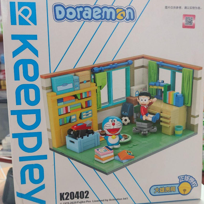Bộ mô hình lego Doraemon Phòng Hoc Nobita hàng Keeppley chính hãng.