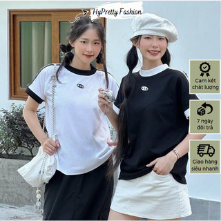 Áo Thun Form Fit Chữ B. Áo Baby Tee Chất Cotton Co Giãn