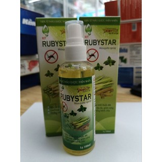 Xịt Muỗi Thảo Dược RUBYSTAR - Hàng Chính Hãng