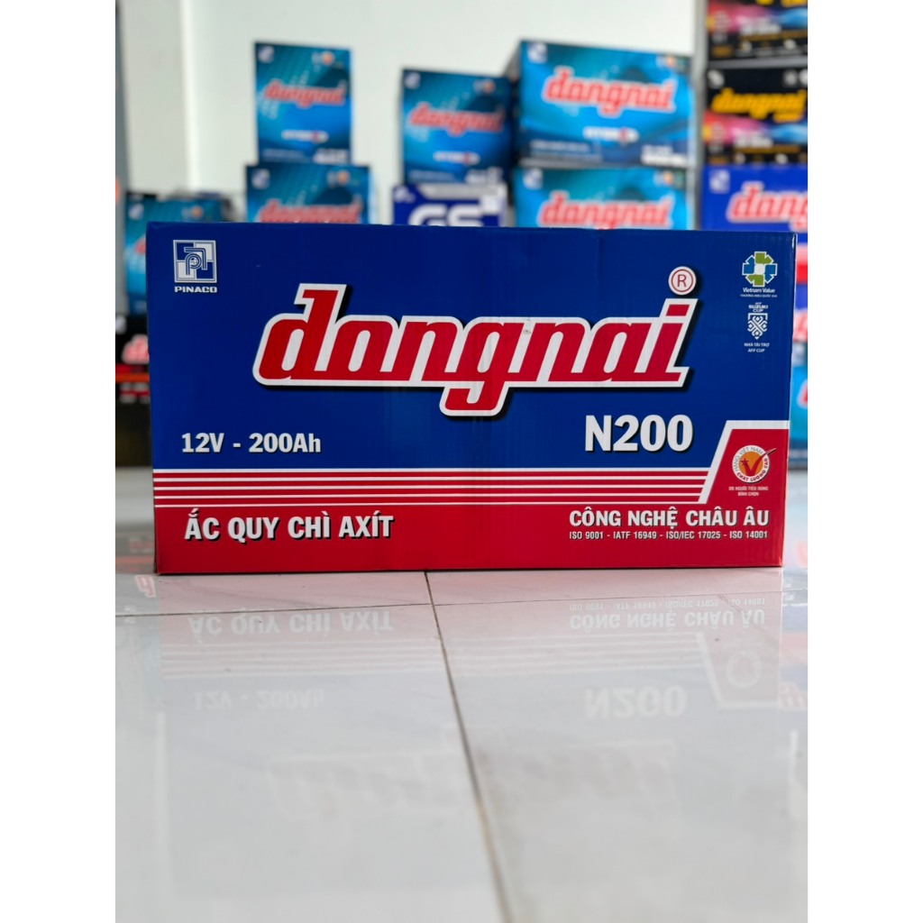 Bình ắc quy 12v tàu thuyền đồng nai N200 - 12V - 200ah