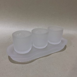 Án Ba Ly Nước Thờ Cúng Lưu Ly Trắng Mới