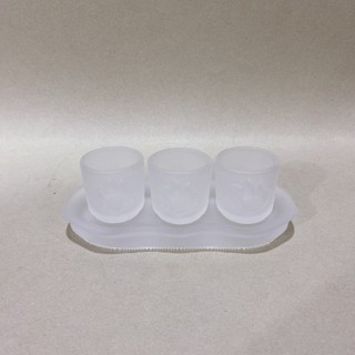 Án Ba Ly Nước Thờ Cúng Lưu Ly Trắng Mới