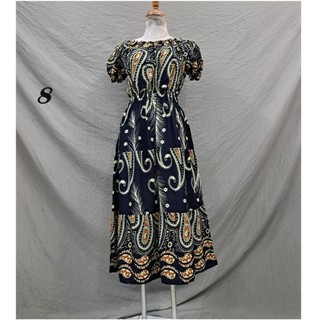 Đầm maxi tay búp,ráp tầng