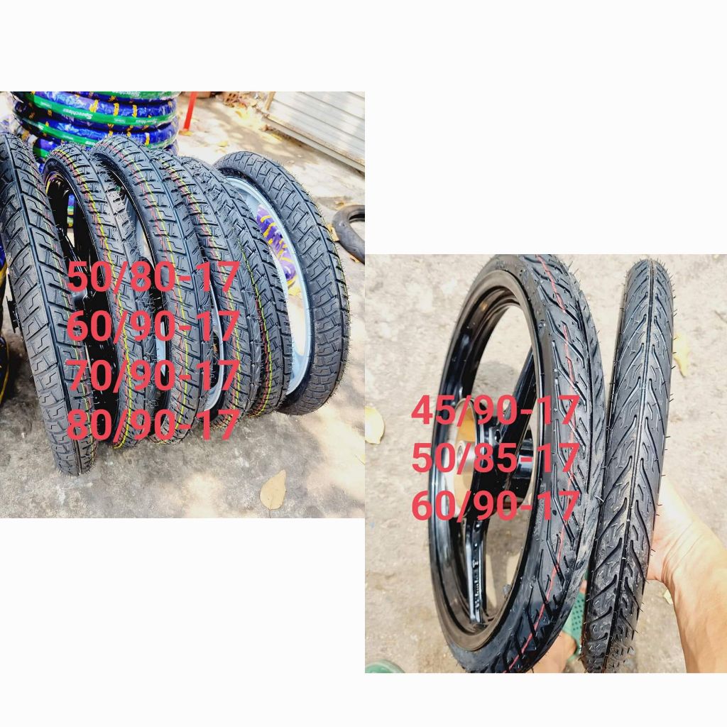 SĂM + LỐP 45+50+60+70+80 DÙNG SĂM cho các dòng xe . sirius wave dream satria sonic  raider lốp xe náy vỏ xe máy lốp nhỏ