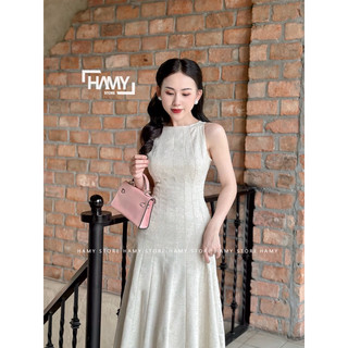 Đầm Sát Nách Xiết Eo Tiểu Thư