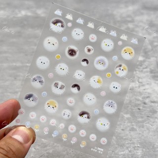 Sticker mẫu thỏ dán móng  chuyên dùng làm nail dán móng