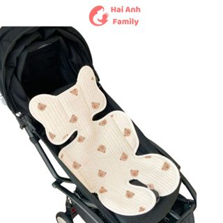 Tấm lót xe đẩy cho bé cotton mềm mại, thoáng khí, cực kì thỏa mái cho bé