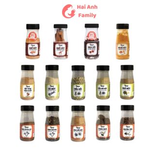 Bột gia vị VIPEP nấu ăn tồng hợp tự nhiên cho gia đình/hữu cơ cho bé ( Bột hành, bột tỏi, bột sả, bột nghệ...)