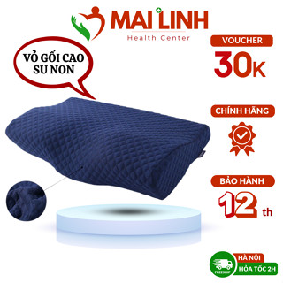 Vỏ gối cao su non Foam Memory GK-S105, Gối ngủ nhanh thiết kế công thái học phòng chống thoái hóa đốt sống cổ