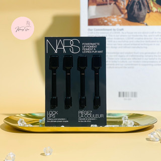 Bảng sample mẫu test son Nars 4 màu son kem siêu đẹp Power Matte Lip Pigment