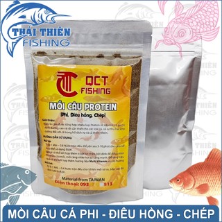 Mồi câu cá protein, chuyên chép, rô phi, điêu hồng