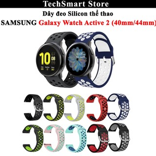 Dây Đeo Silicon thể thao Nike Cho Samsung Galaxy Watch Active 2