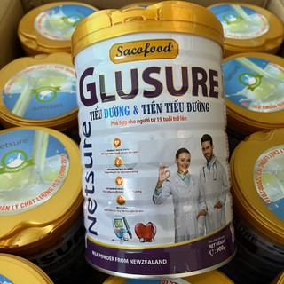 Sữa tiểu đường glusure dành cho người bệnh tiểu đường và phòng ngừa tiểu đường netsure lon 900g