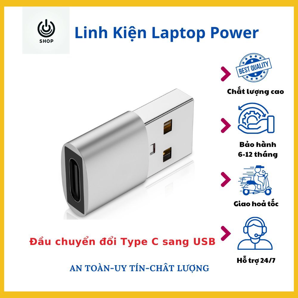 Đầu chuyển đổi Type C sang USB