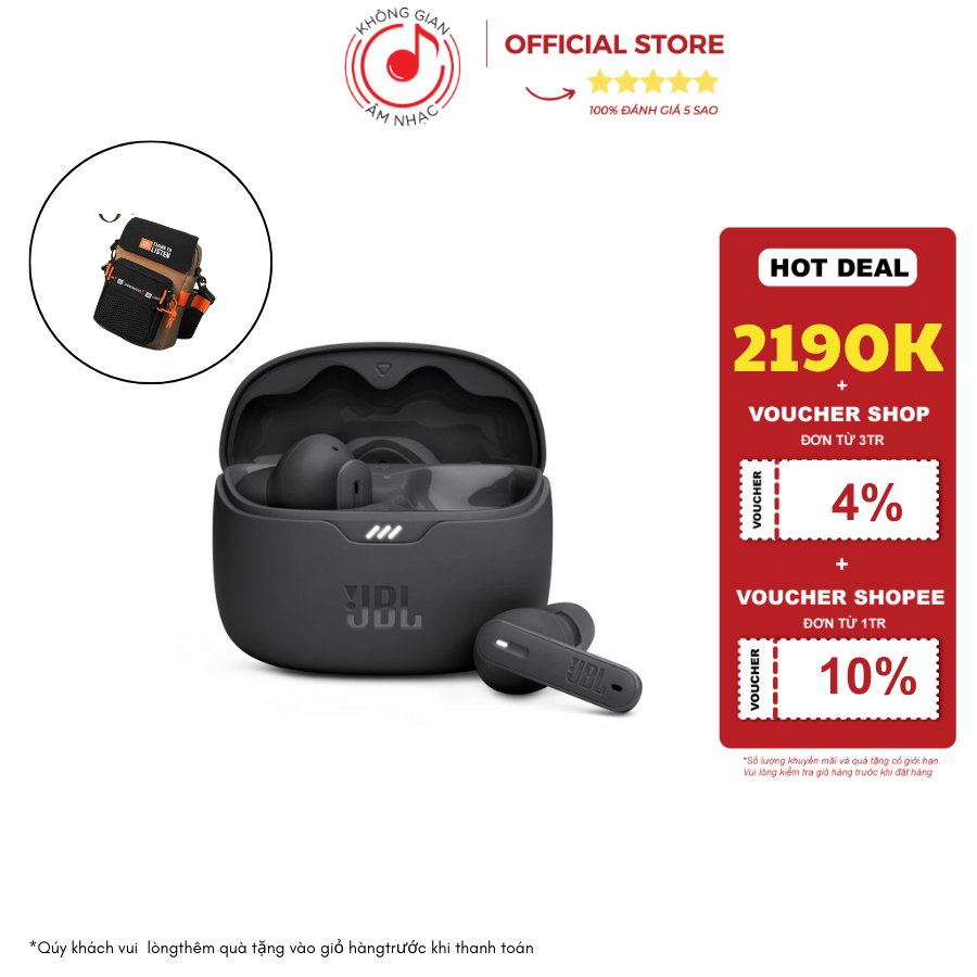 Tai Nghe Bluetooth True Wireless JBL Tune Beam - Chính hãng PGI