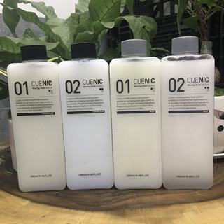 Thuốc uốn siêu xoăn cuenic hàn quốc 280mlx2, uốn siêu quăn đa năng - kvtu542