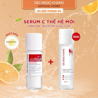 Serum dưỡng trắng Sắc Ngọc Khang _ hỗ trợ dưỡng trắng da từ vitamin C thế hệ mới dưỡng trắng diệu kỳ chai 30ml
