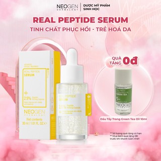 Serum Phục Hồi Trẻ Hoá Da 2,5% Peptide Sinh Học Neogen Dermalogy Real Peptide Serum 30ml