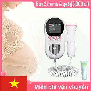 Doppler máy nghe tim thai Thai nhi Tim Monitor Trang chủ Thai nhi Tim Monitor với hình LCD cho phụ nữ mang thai