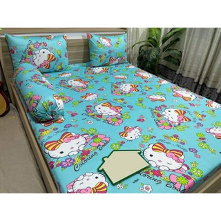 Bộ ga giường thun lạnh Hàn Quốc gồm 1 ga - 2 áo gối nằm - 1 áo gối ôm