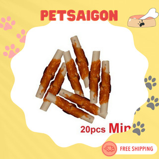 [BÁNH THƯỞNG CHO CHÓ] SNACK DOGGYMAN QUE CUỐN THỊT GÀ CHO CHÓ