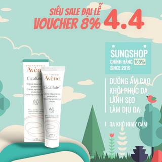 Kem Avene Cicalfate repair cream phục hồi da lành sẹo 40ml