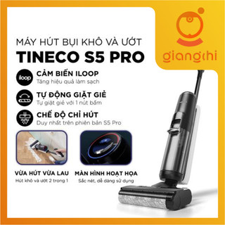 Máy hút bụi lau nhà,giặt giẻ nội địa Trung Quốc Tineco 2.0 floor one#S5 Pro 2 | Màn hình LCD | 4 chế độ làm sạch